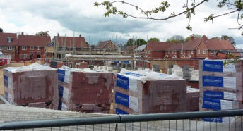 building materials and housing under construction