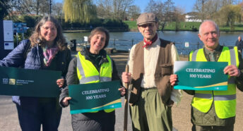 Staff and supporters of CPRE Norfolk celebrate a centenary of protecting the countryside.