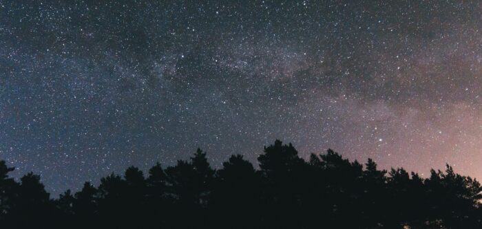 A clear night sky full of stars