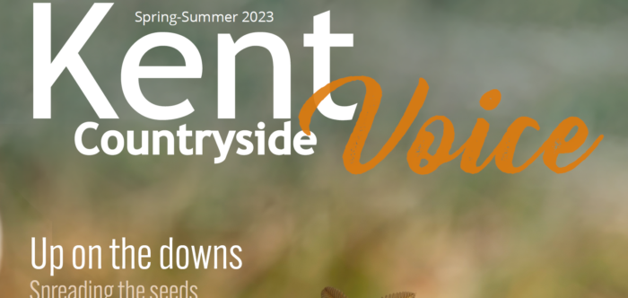 Front cover of Kent Countryside Voice Spring-Summer 2023